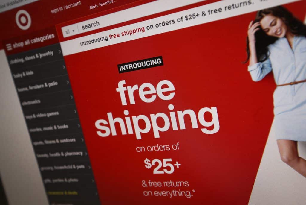 El comercio electrónico en target representa una creciente fuente de ingresos en lo que va del año.