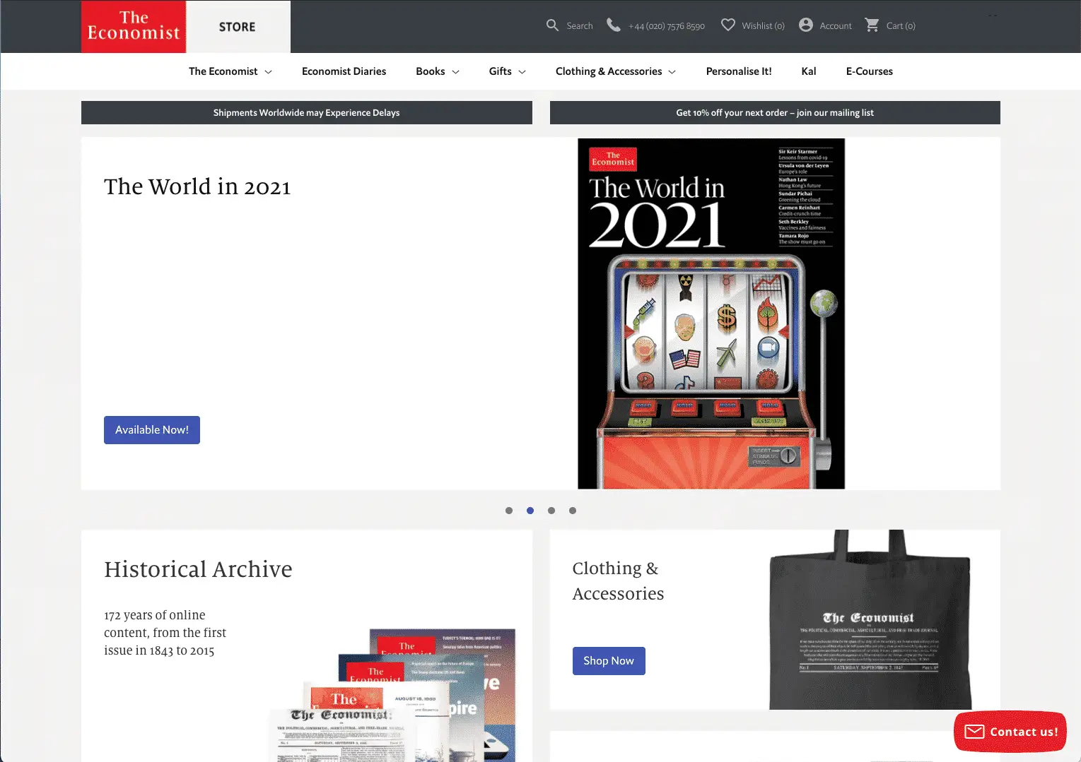 The Economist Shopify