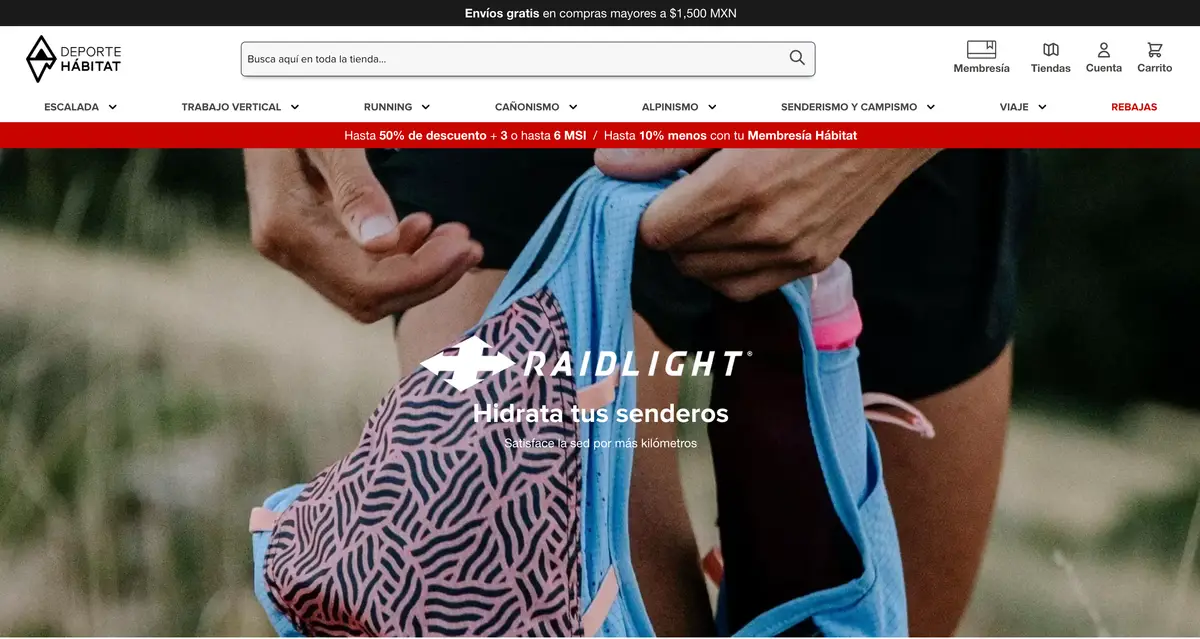 Caso de Éxito magento open source + hyva: deporte hábitat